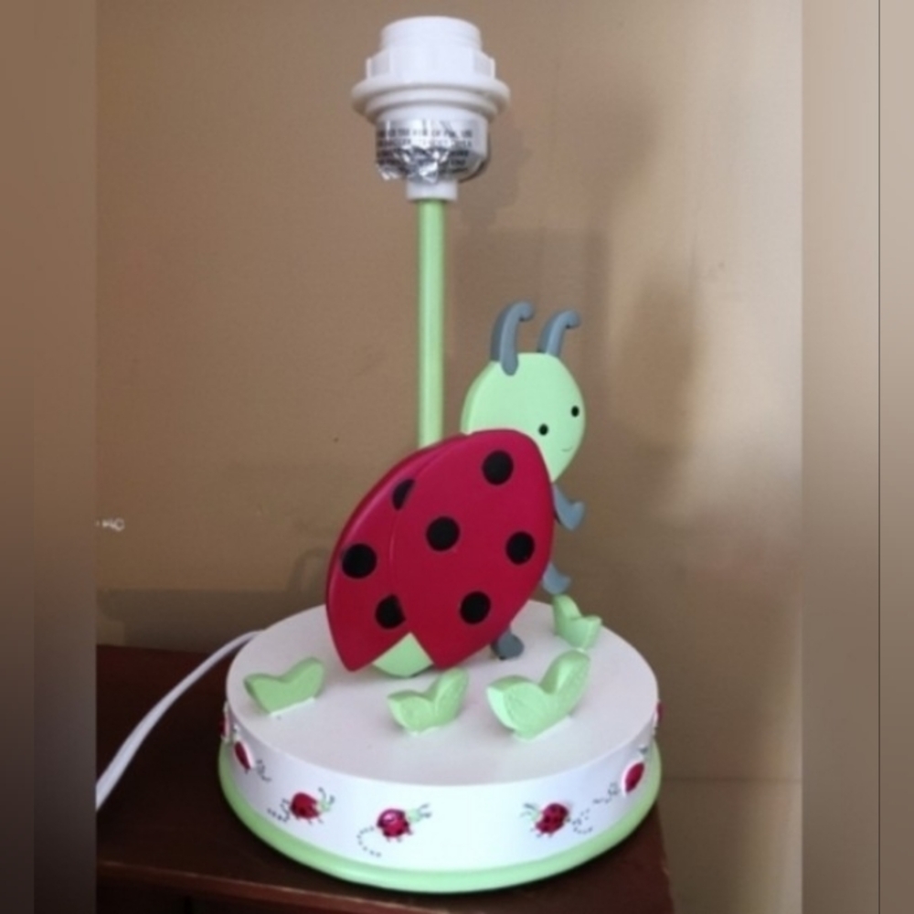 Ladybug baby room lamp